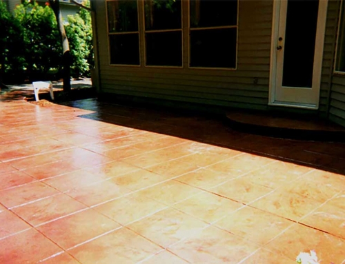 Home Residential Concrete Staining and Stamping Patio